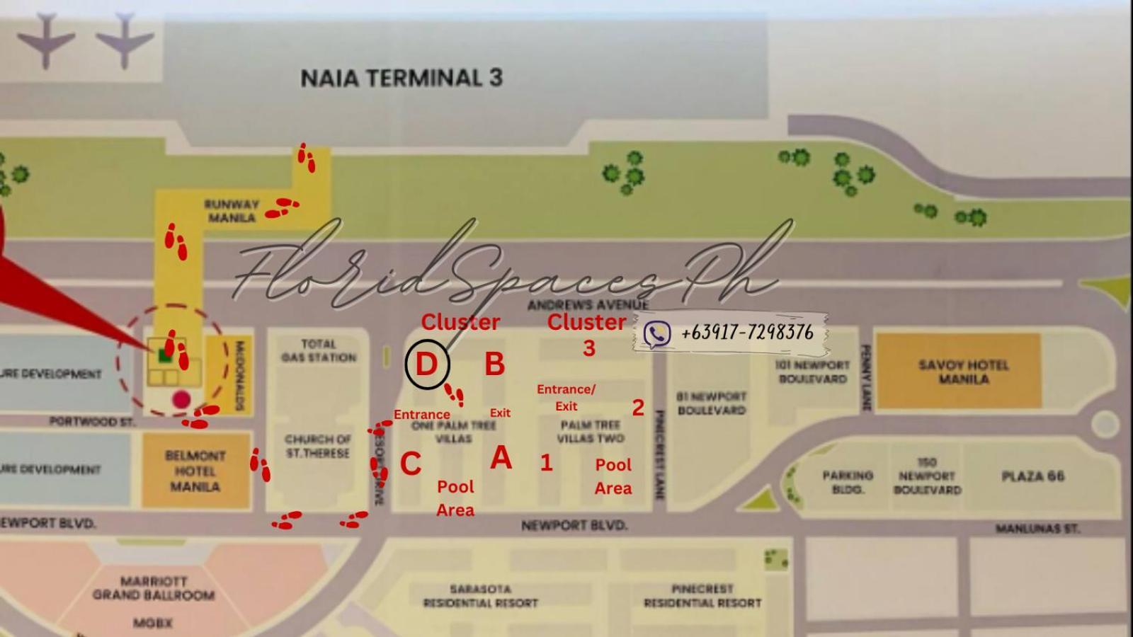 One Palm Tree Villas Condominium - Studio 10O With Balcony - Across Terminal 3 Airport มะนิลา ภายนอก รูปภาพ
